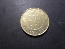 ITALIE pièce de 200 lire 1979