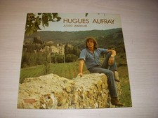 DISQUE VINYL 33 Tours Hugues AUFRAY - AVEC AMOUR