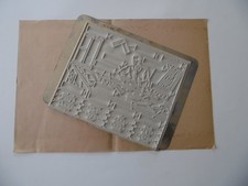 ANCIEN TAMPON ENCREUR SCOLAIRE . LE MENUISIER . PLAQUE TAMPON . VINTAGE . RARE