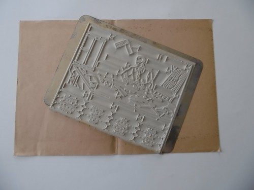 Ancien tampon encreur scolaire - ancien,