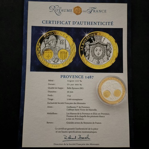 Medaille argent 333 doree - argent, 333‰