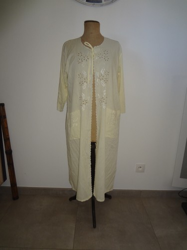 Peignoir gilet long - peignoir,