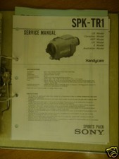 Manuel de Service sony SPK-TR1 SPORTS Handycam Original