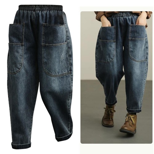 Pantalon court sarouel pour