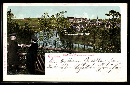 Colditz vue depuis - vue,
