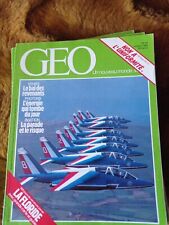 Revues GEO 1983(6 Magazines)