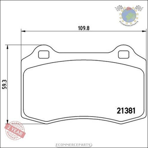 Kit plaquettes brembo avant - kit,