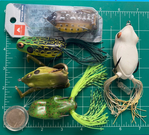 Lot frogs lures scum frog - lot,