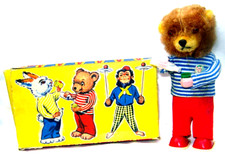 AUTOMATE CARL- OURS BUVEUR ANNEES 50 + SA BOITE D'ORIGINE - MADE IN WEST GERMANY