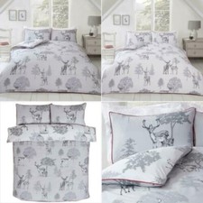Sherwood Cerf Set Housse de Couette Forêt Animaux Arbres - Seul Double King Size