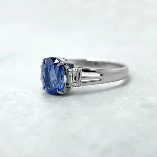 Bague éventail halo diamant - Éventail,