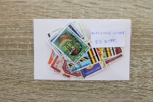 Nations unies timbres - 25,