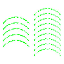 AUTOCOLLANTS POUR JANTES STAR SAM® Easton Haven DÉCALQUES VTT 26 POUCES