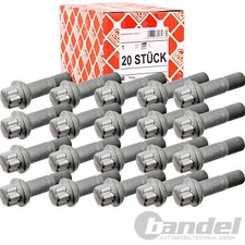 20x Febi Vis de Roue Conique