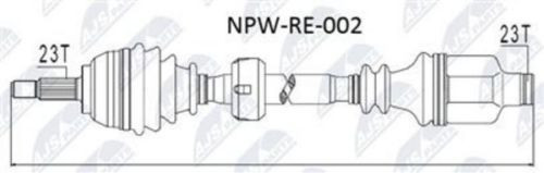 Arbre transmission renault - d'transmission,