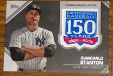 2019 TOPPS SERIES 1 GIANCARLO STANTON 150th ANNIVERSARY COMMEMORATIVE PATCH 