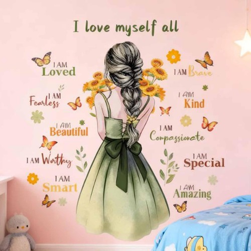 Sticker mural avec citations - mural,