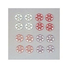 80 x Boutons de Couture Etoile