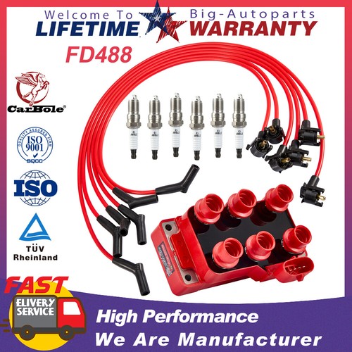 Fd488 coil spark plug - fd488, &