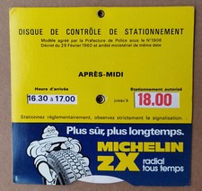 --  DISQUE DE STATIONNEMENT MICHELIN ZX  --