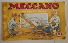 Jouet ancien Meccano catalogue N°5 La mécanique en miniature 1948