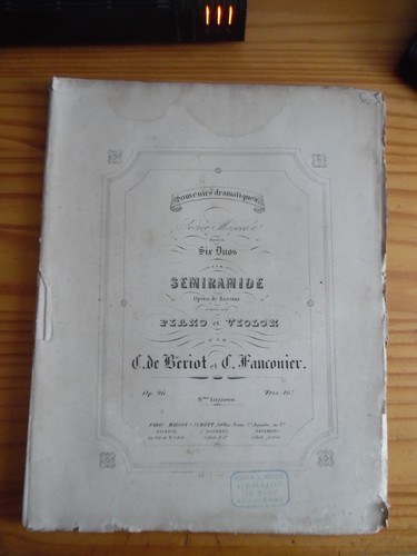 Partition six duos semiramide - partition,