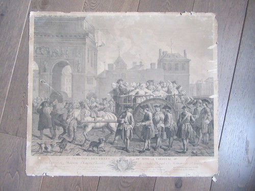 Gravure 18ème siecle le - gravure,