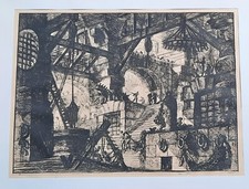 Piranèse Puits Prisons imaginaires gravure 1961 Bracons-Duplesssis Piranesi