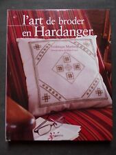§ livre l'art de broder en hardanger- Frédérique Marfaing