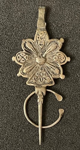 Fibule tunisie xixe argent - tunisie, bas