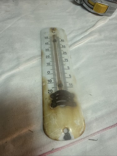 Ancien thermomètre tôle - thermomètre, en