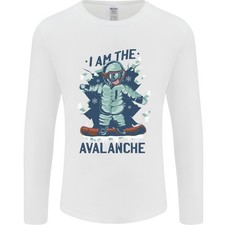 I Am The Avalanche Drôle Snowboard Hommes T-Shirt