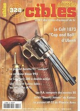 CIBLES N°328 COLT 1873 "CAP AND BALL" / BERETTA 92 "COMBAT" / BLASER R93 