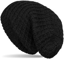 Bonnet mou en maille épaisse
