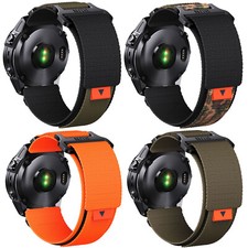 Bracelet de montre en nylon Accessoires pour Garmin Fenix 5 6 7 5X 6X 7X Pro