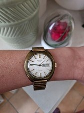 Montre ancienne Aurore luxe en plaqué or laminé 