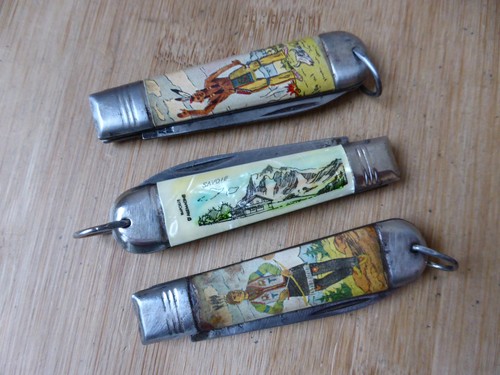 Lot anciens couteaux pliants
