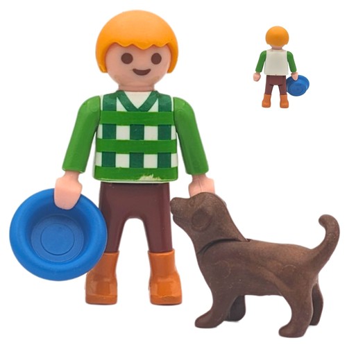 Playmobil figurine enfant vert