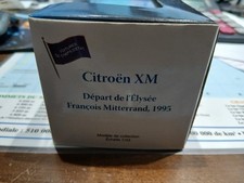 VOITURE MINIATURE PRESIDENTIELLE CITROEN XM V-6 24 DEPART DE L'ELYSEE MITTERRAND