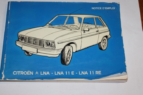 Notice emploi citroen - notice, d'emploi