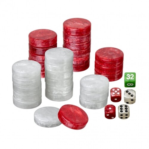 Jetons jeu backgammon - jeu,