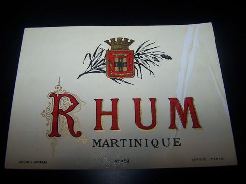 Rare étiquette ancienne - , rhum