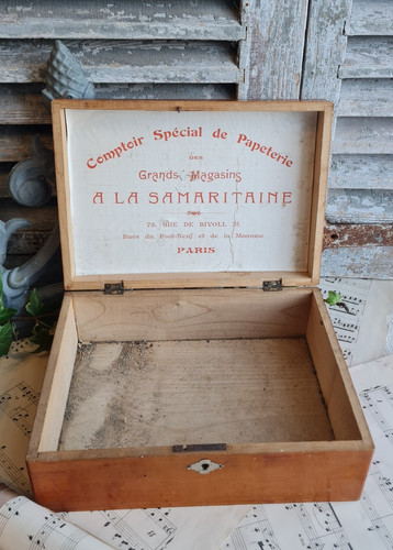 Ancienne boite bois de - ancienne,