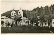 Carte MORBIER Eglise Ecole de Filles et la Forêt des Crottes