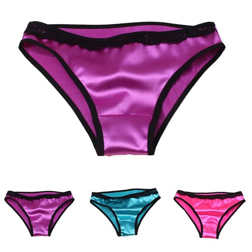 Slip satin caleçon - , culotte