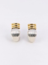 Boucles d'oreilles OJ PERRIN or jaune argent