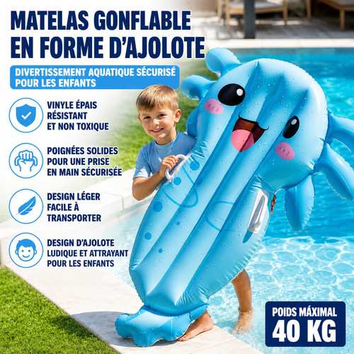 Flotteur gonflable axolotl - flotteur,