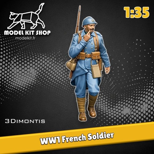 Figurine ww1 soldat - 1:35,