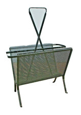 Mathieu Mategot porte revues laque noir design epoque vintage