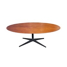 Florence Knoll Walnut Oval
